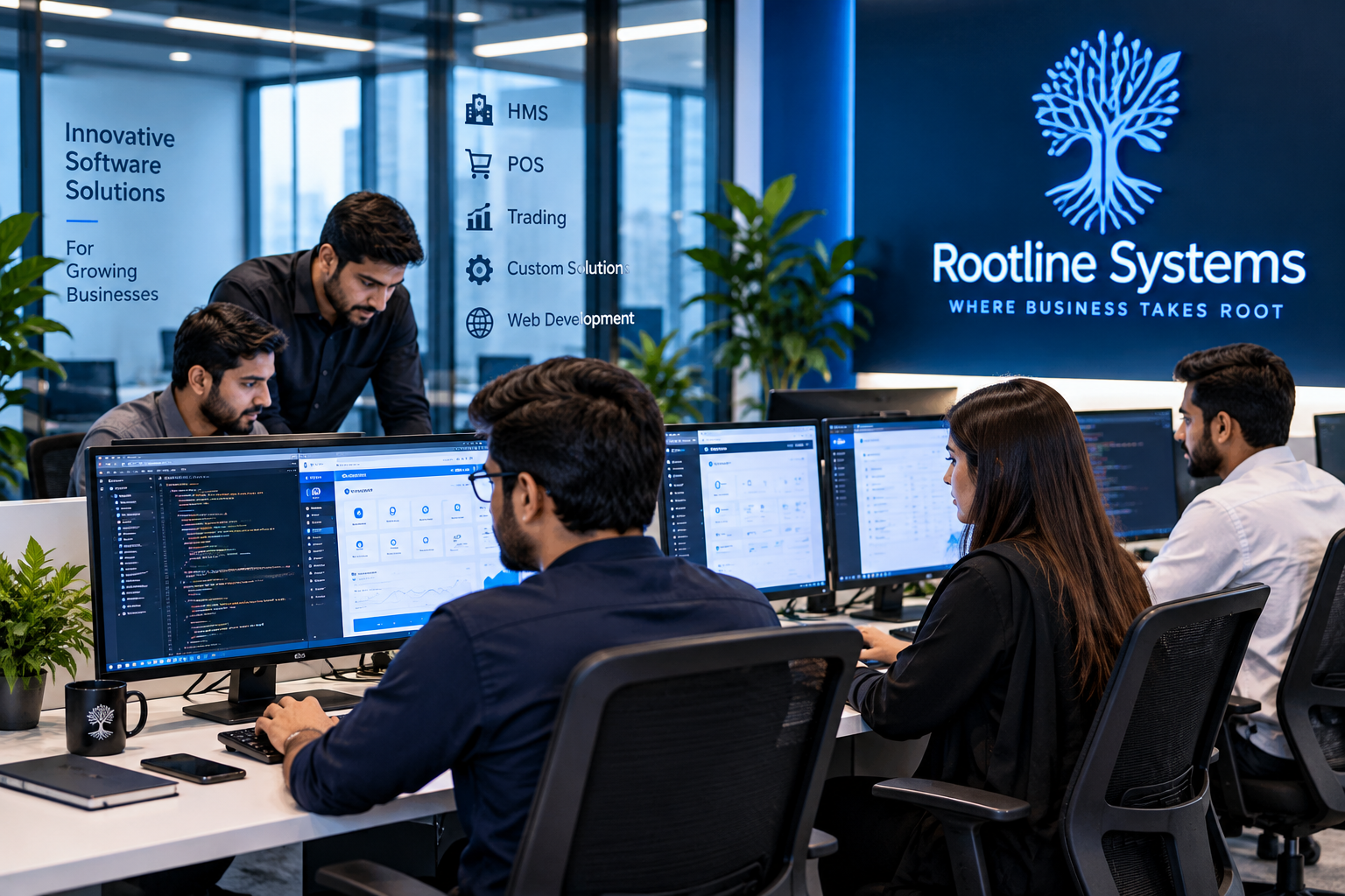 Rootline Systems software development team